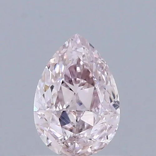 0.41ct Pear Natural Diamond (Colour Light Pink, Clarity VVS2, GIA Certified)