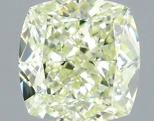 0.54ct Cushion brilliant Natural Diamond (Colour Fancy Light Green, Clarity VS2, GIA Certified)