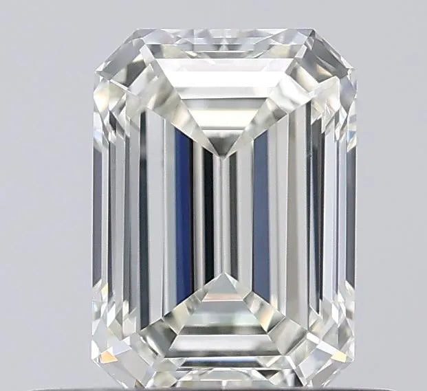 0.56ct Emerald Natural Diamond (Colour I, Clarity IF, Cut EX, IGI Certified)