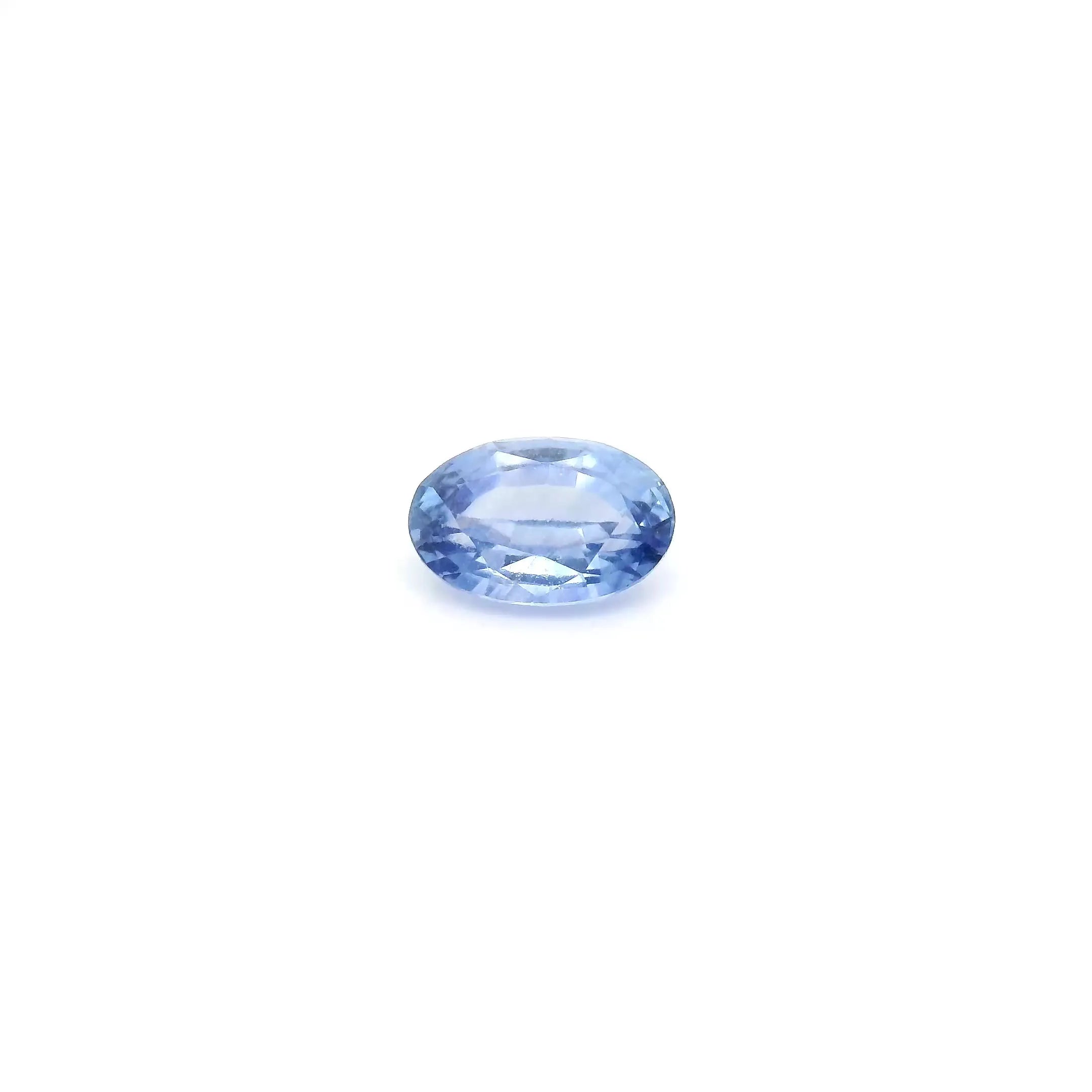 0.62ct Oval Natural Sapphire (Colour Blue, Clarity Slightly Included, Cut Faceted)