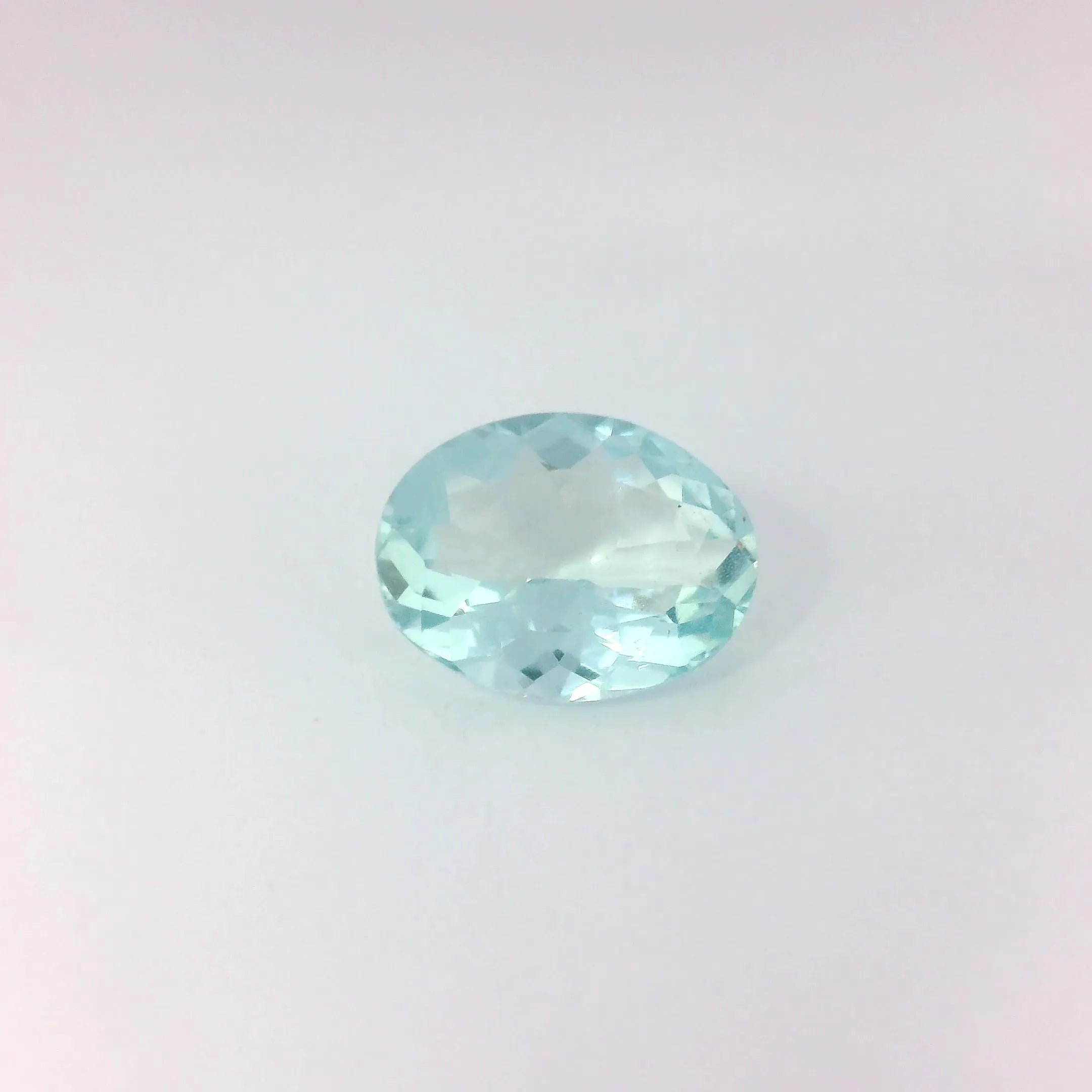 1.36ct Oval Natural Aquamarine (Colour Blue, Clarity Slightly Included, Cut Faceted)