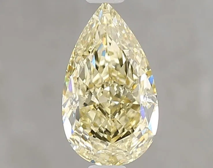 1.51ct Pear Natural Diamond (Colour Fancy Light Yellow, Clarity VS2, GIA Certified)