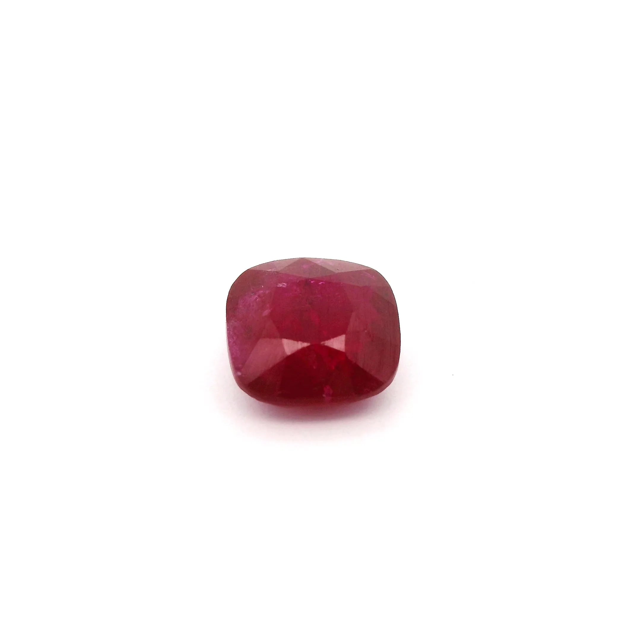 1.87ct Cushion Natural Ruby (Colour Red, Clarity Slightly Included, Cut Faceted)