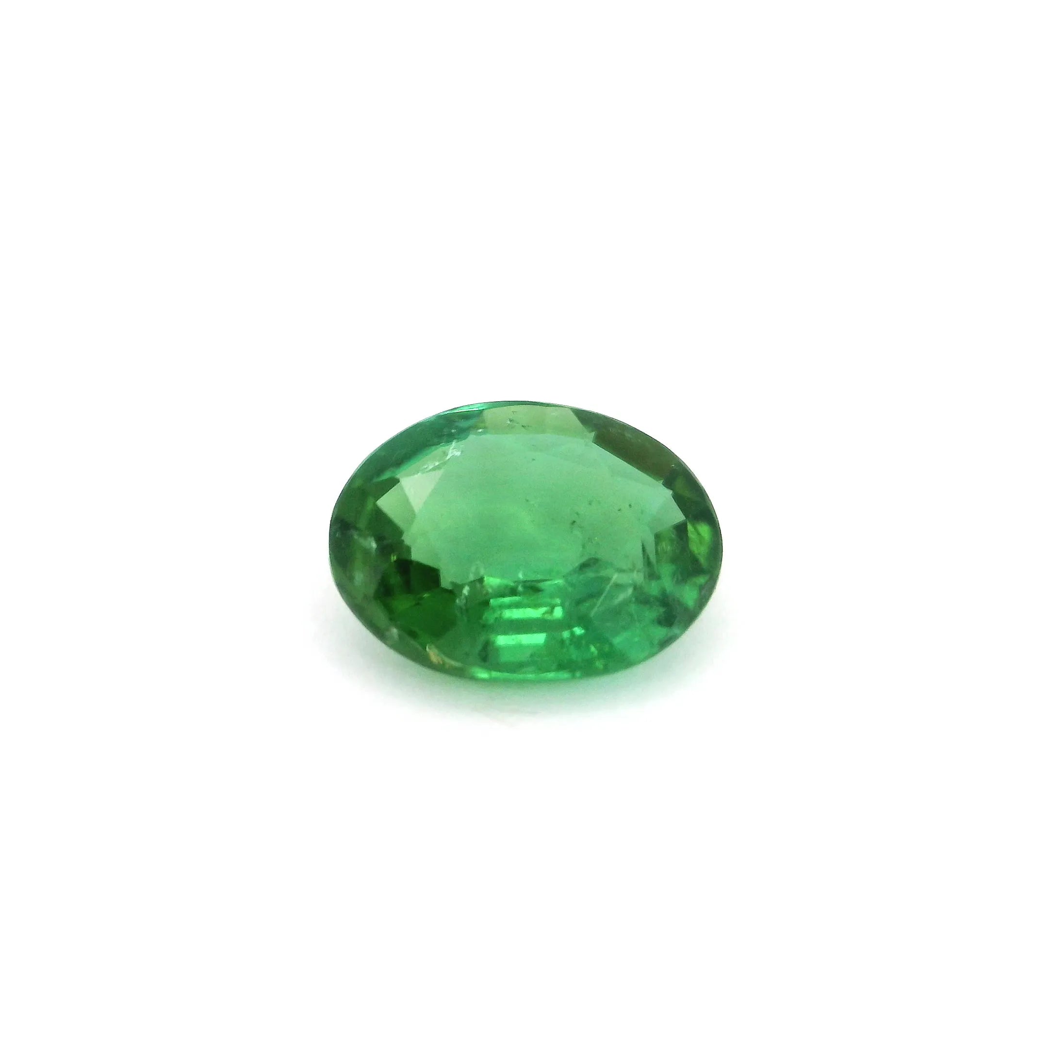 1.96ct Oval Natural Tourmaline (Colour Green, Clarity Slightly Included, Cut Faceted)