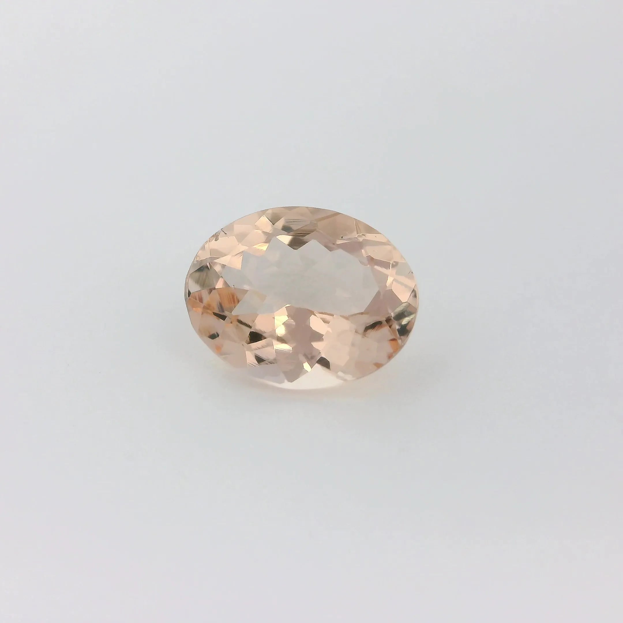 1.98ct Oval Natural Morganite (Colour Pink, Clarity Eye Clean, Cut Faceted)