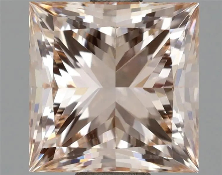 2.00ct Princess Lab Grown Diamond (Colour Fancy Light Brown Pink, Clarity VVS2, IGI Certified)