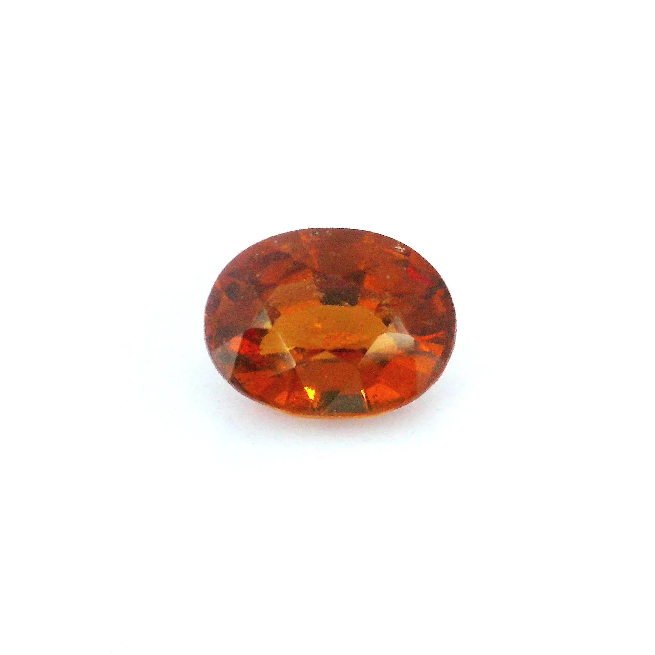 3.05ct Oval Natural Garnet (Colour Orange, Clarity Slightly Included, Cut Faceted)
