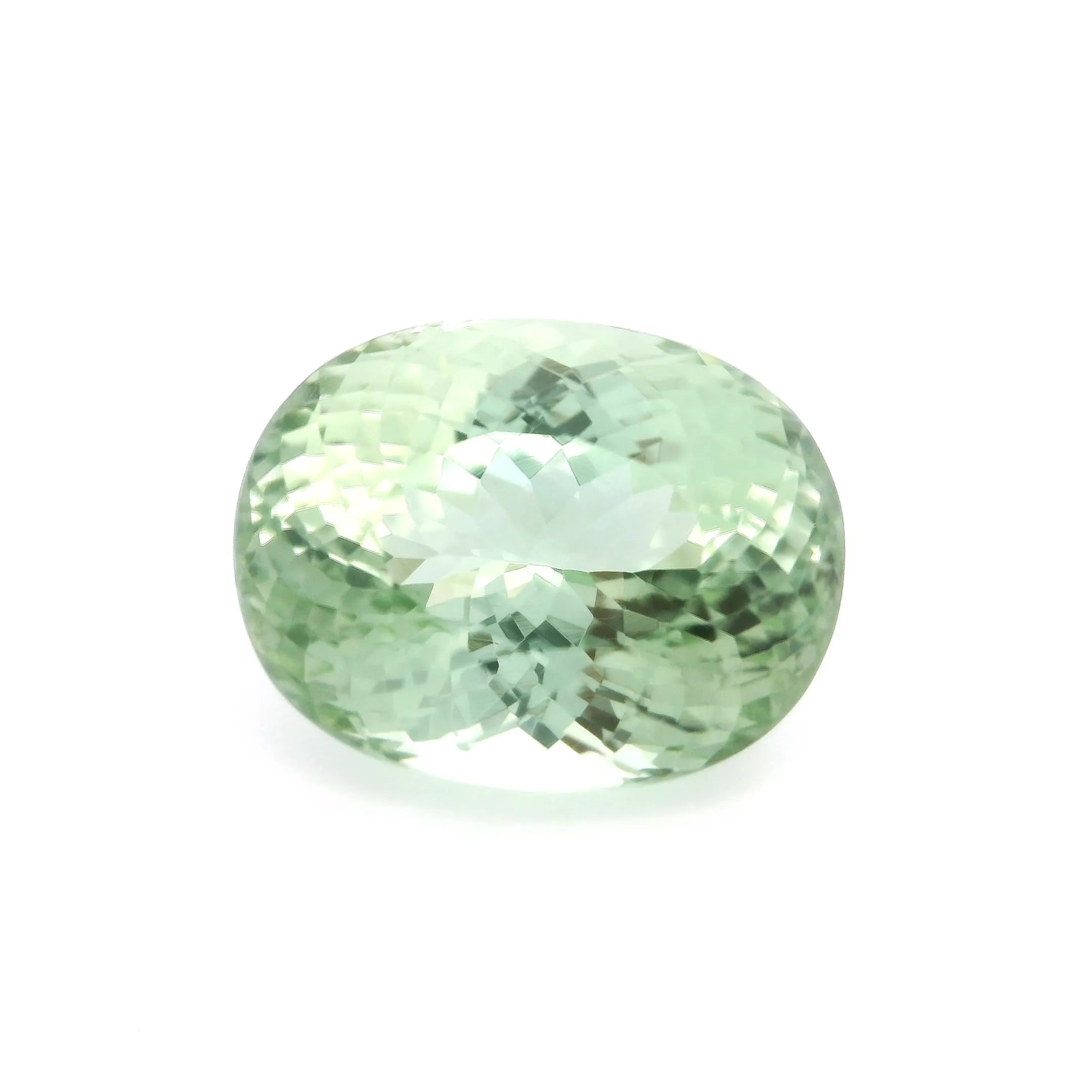 9.05ct Oval Natural Tourmaline (Colour Green, Clarity Eye Clean, Cut Faceted)