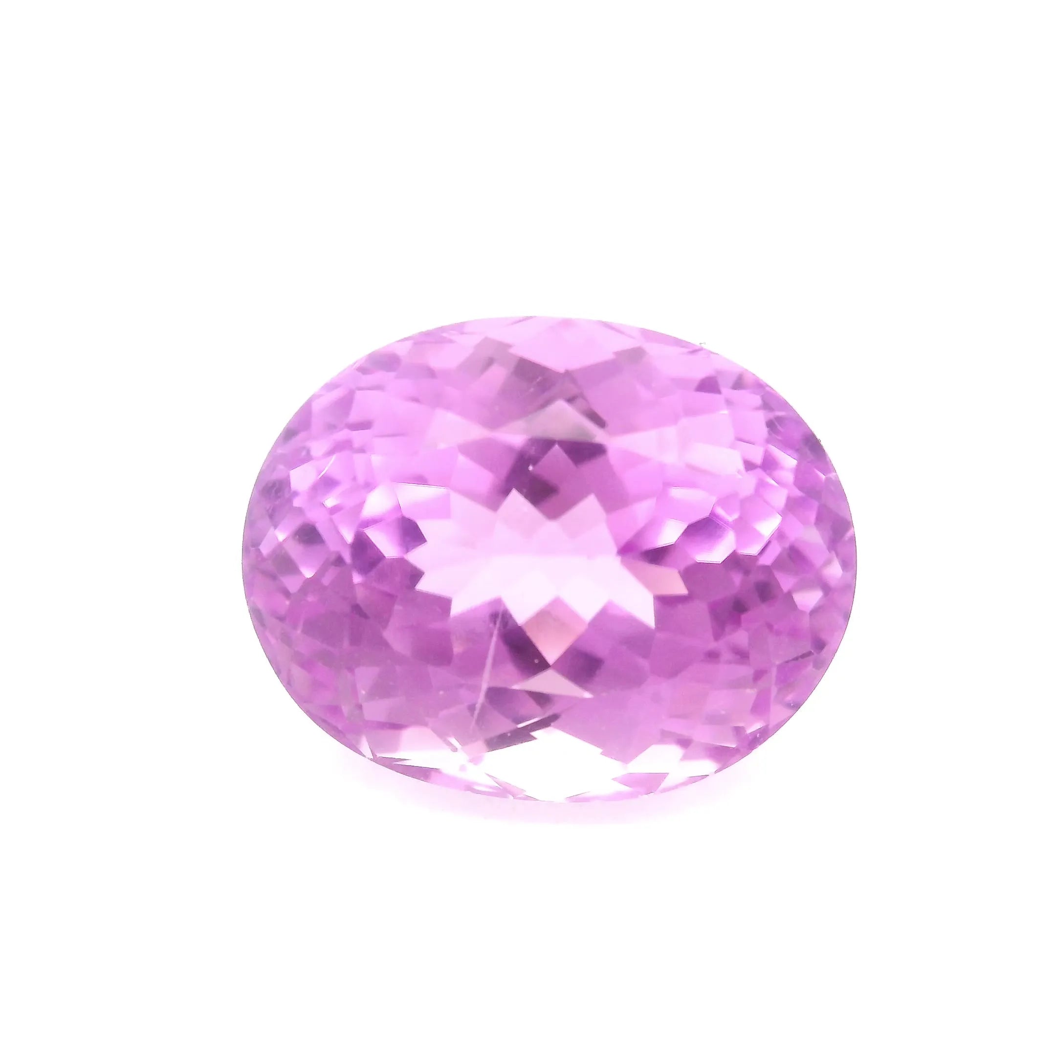9.48ct Oval Natural Kunzite (Colour Pink, Clarity Eye Clean, Cut Faceted)
