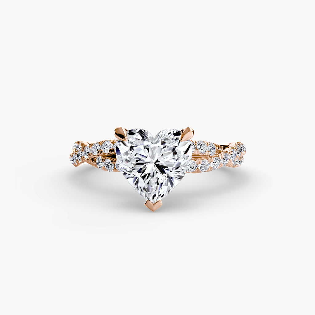 The Twisted Pavé Solitaire